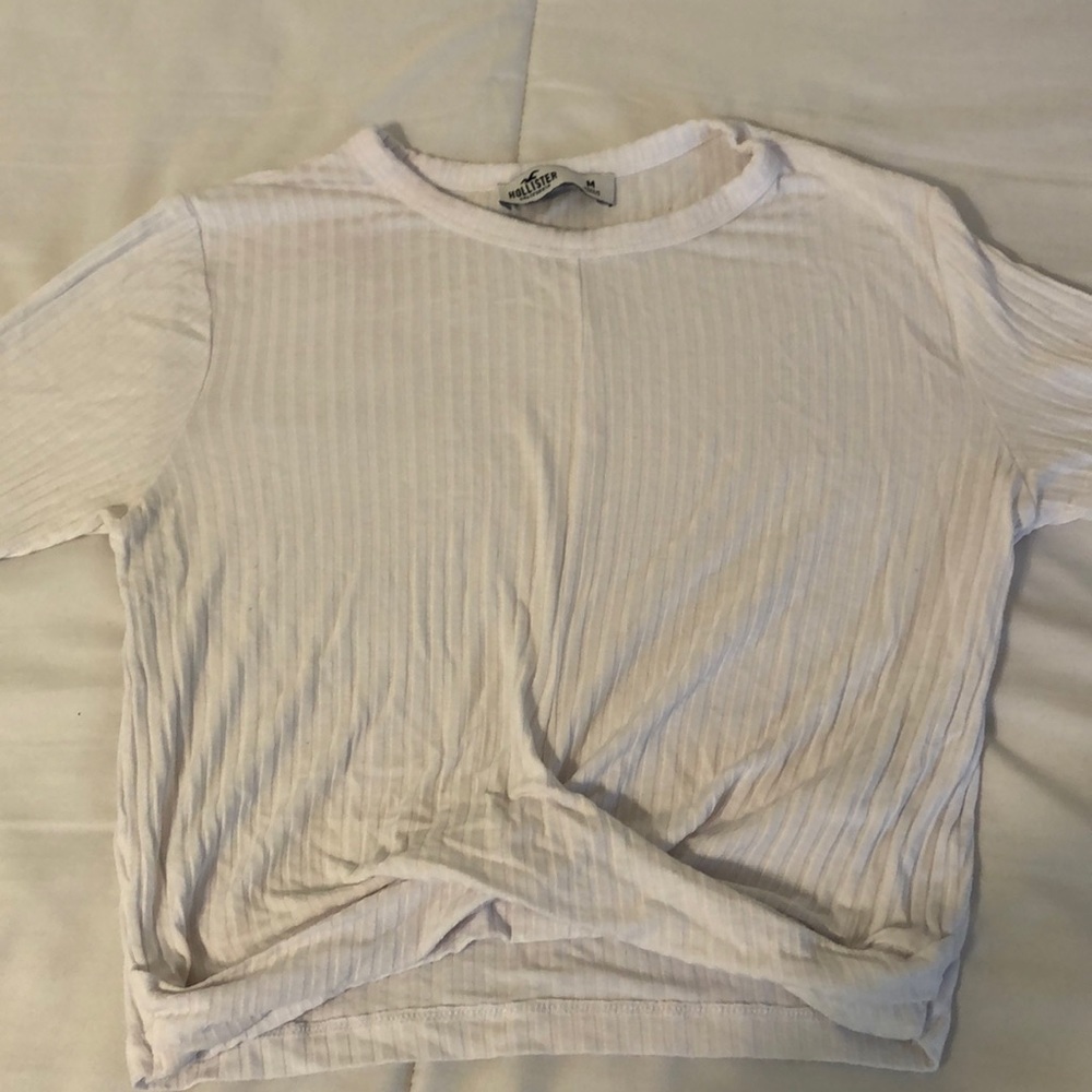 Ribbed Long Sleeve Crop Top